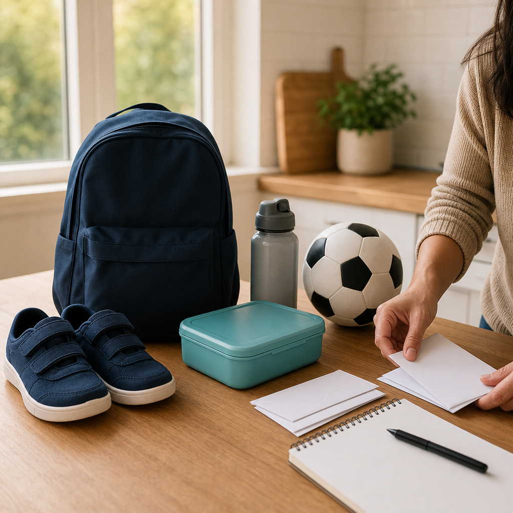 Hidden back-to-school costs with school shoes, sports gear and family budget planning